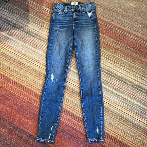 Paige Hoxton Ultra‎ Skinny Distressed Jeans - Picture 5 of 10